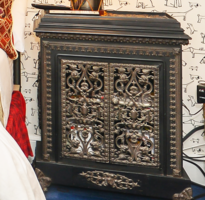 Wrought Iron Oven Night Stand